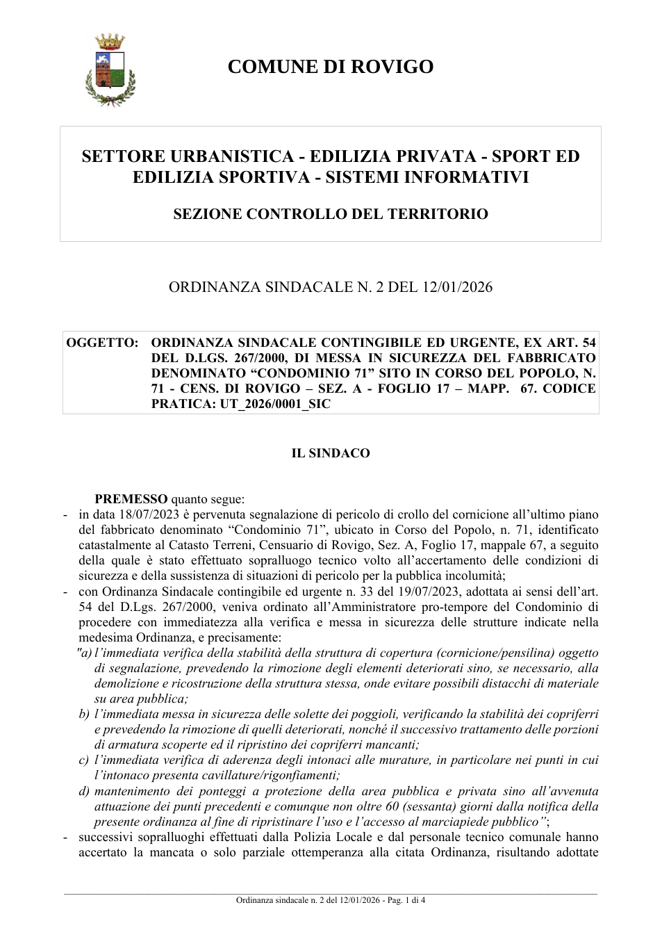 Pagina 1 del documento