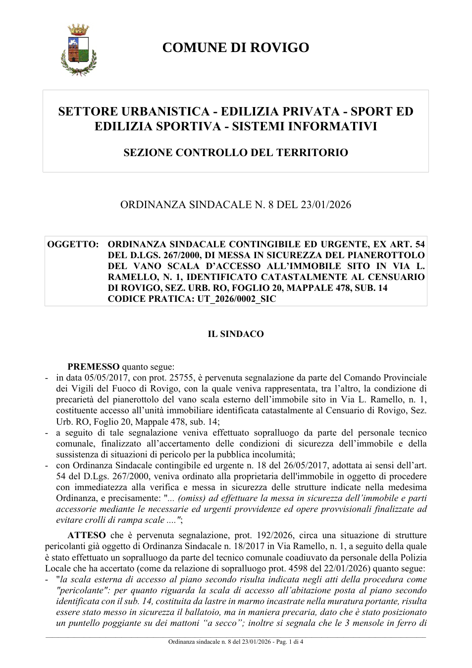 Pagina 1 del documento