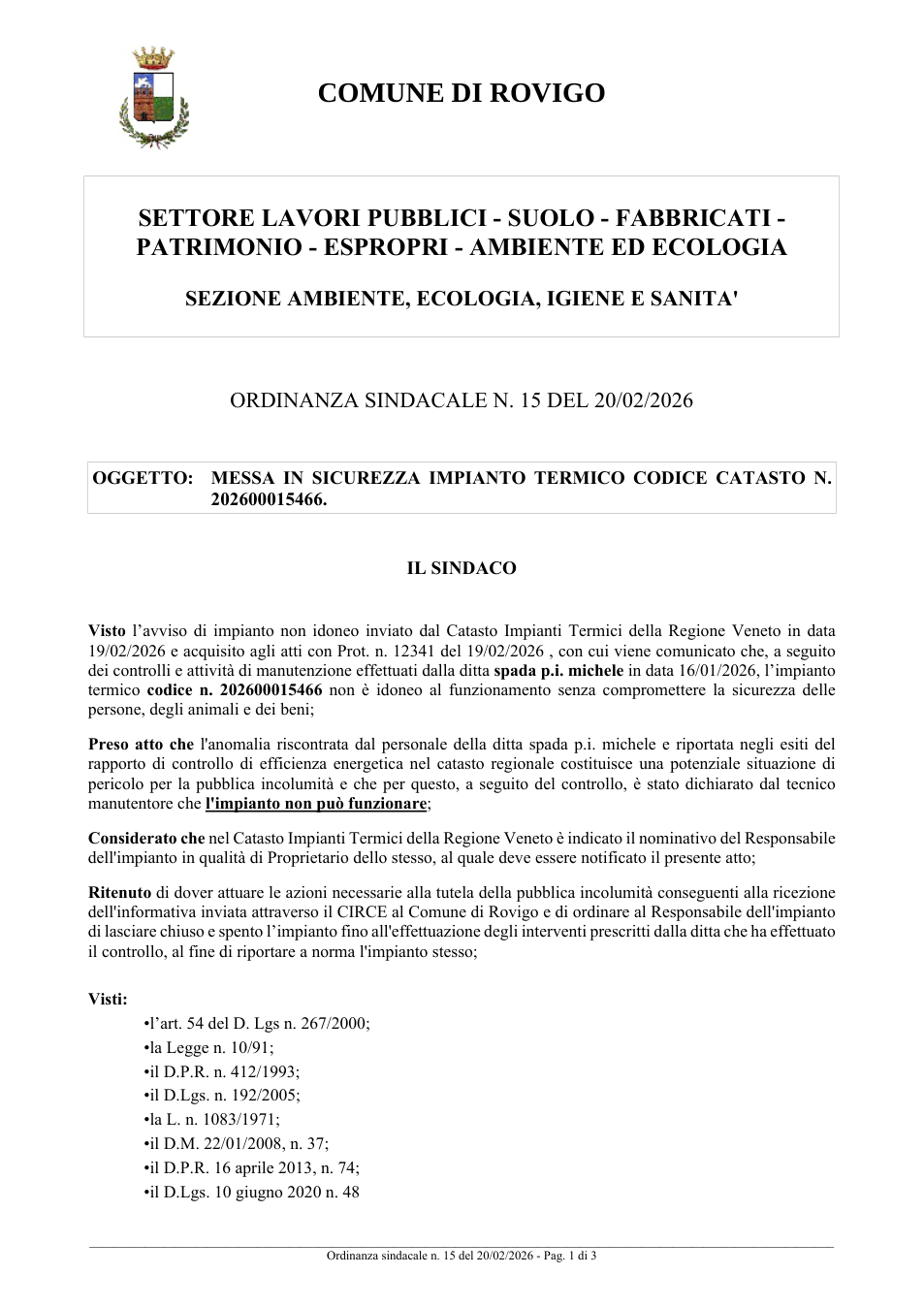 Pagina 1 del documento