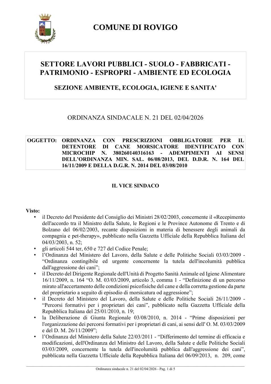 Pagina 1 del documento