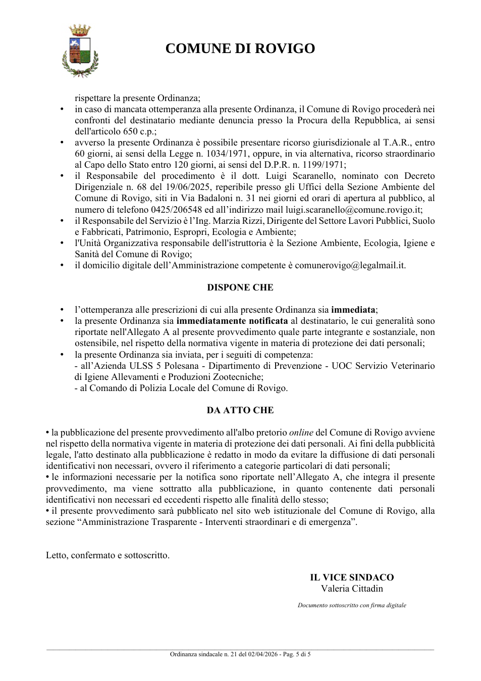 Pagina 5 del documento