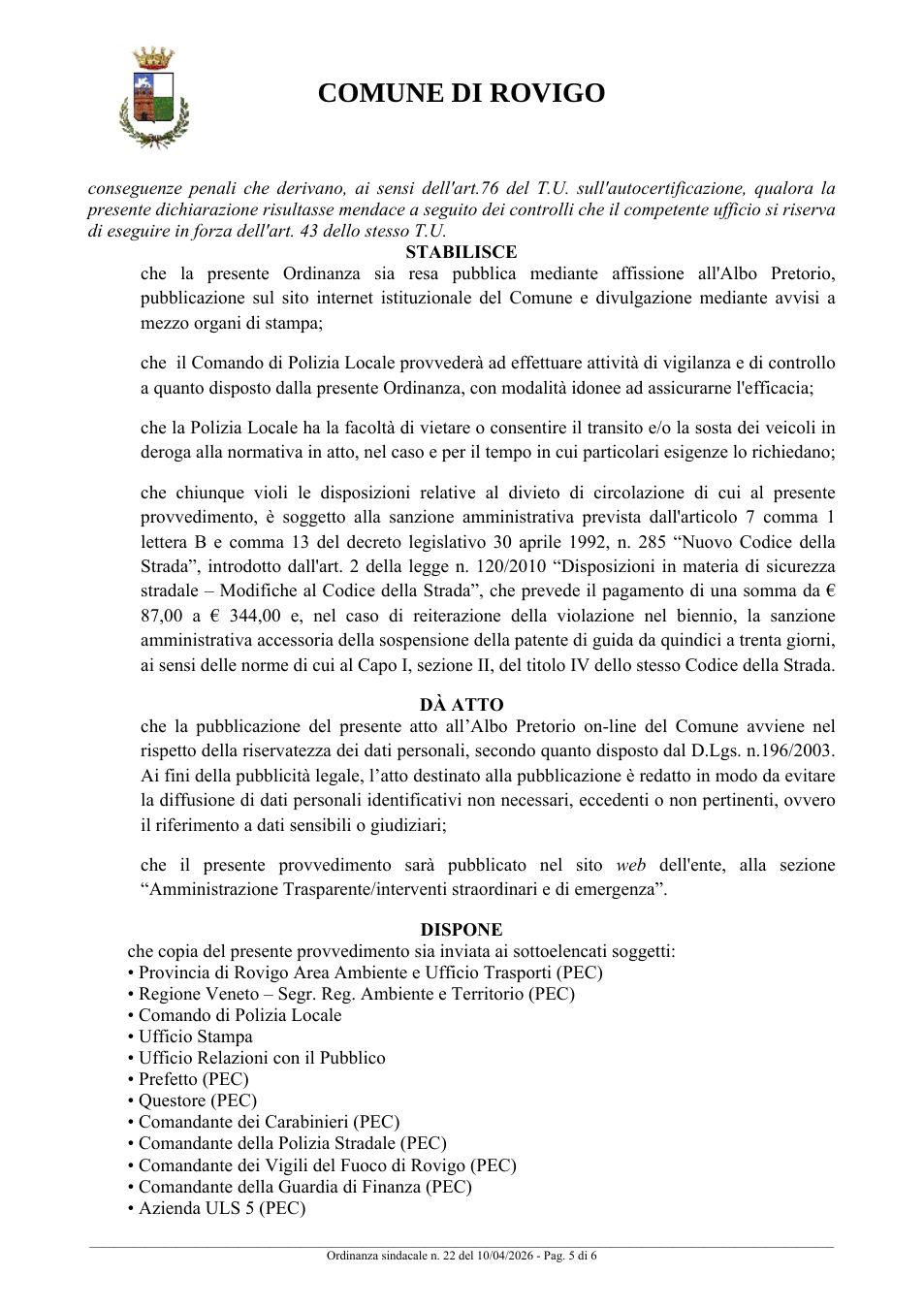 Pagina 5 del documento