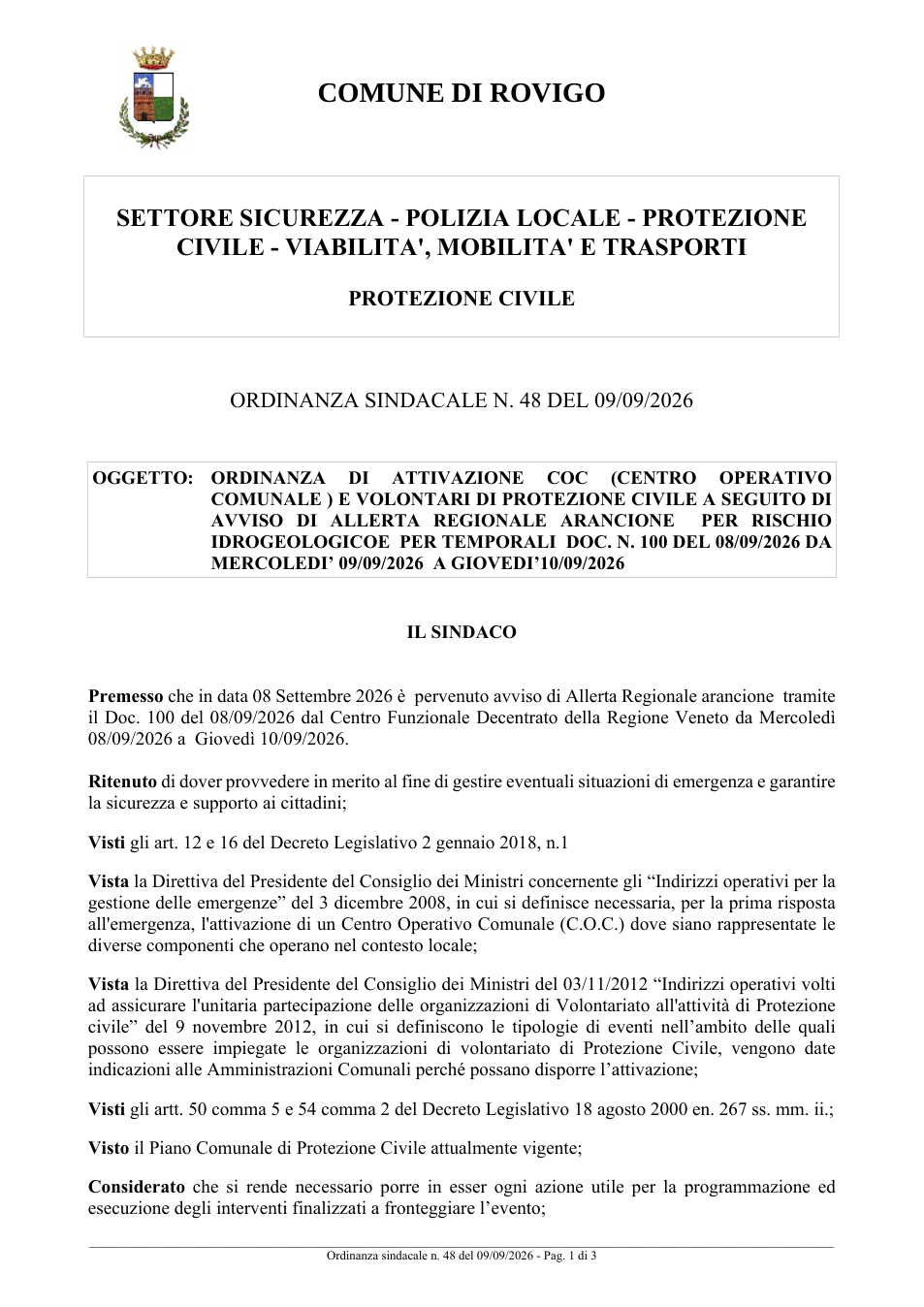 Pagina 1 del documento