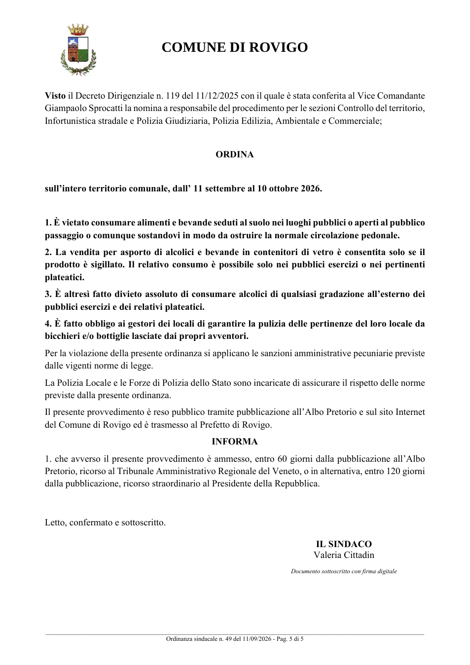 Pagina 5 del documento
