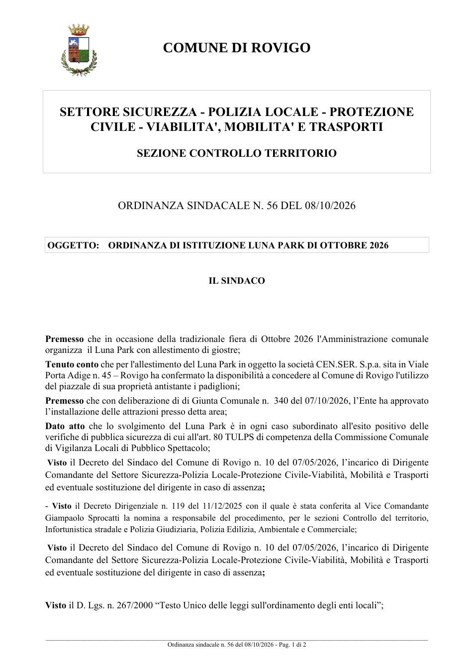 Pagina 1 del documento