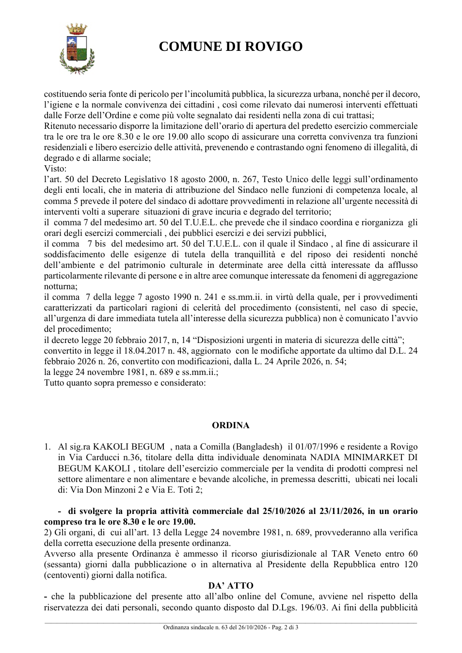 Pagina 2 del documento