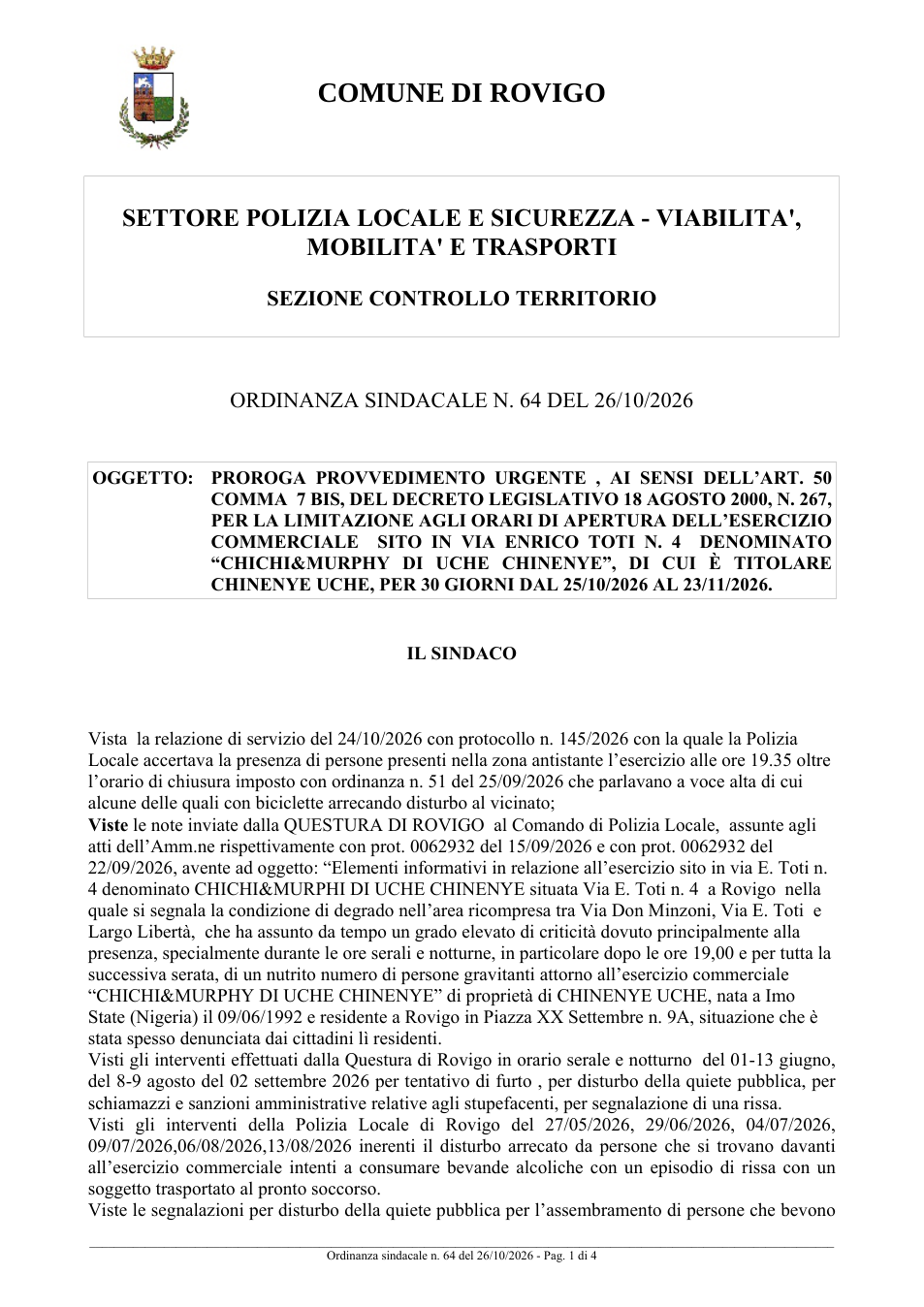 Pagina 1 del documento