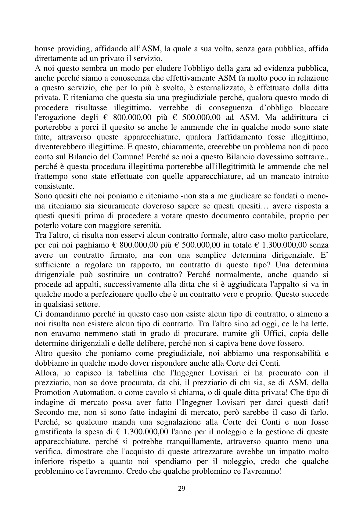 Pagina 29 del verbale
