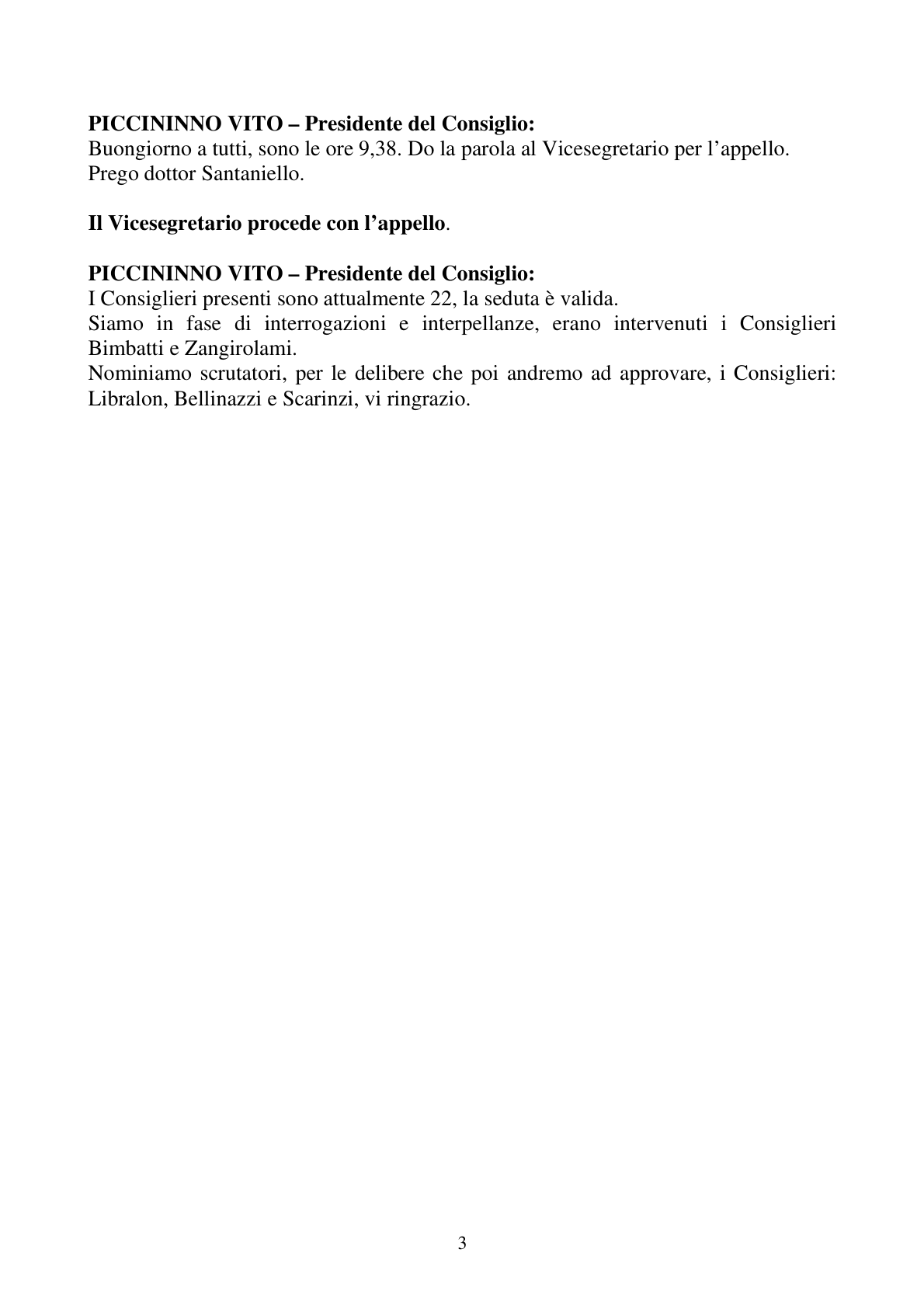 Pagina 3 del verbale