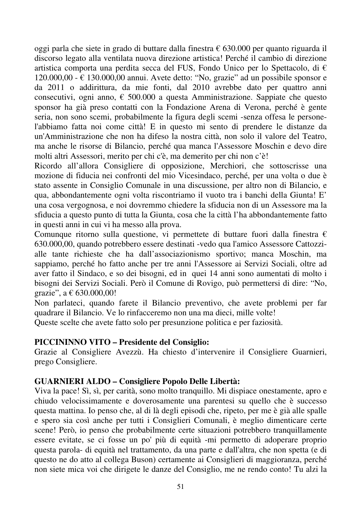 Pagina 51 del verbale