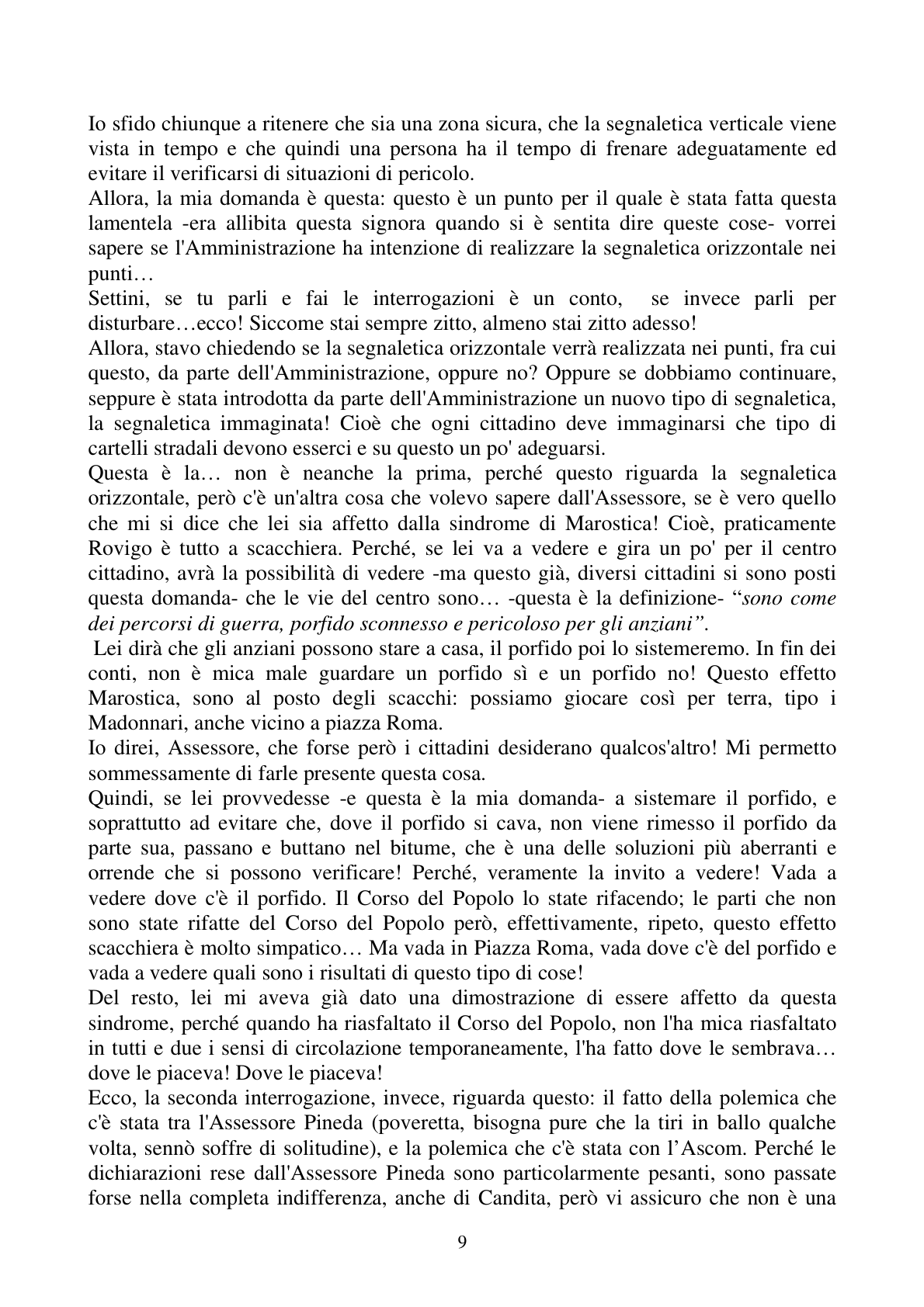 Pagina 9 del verbale