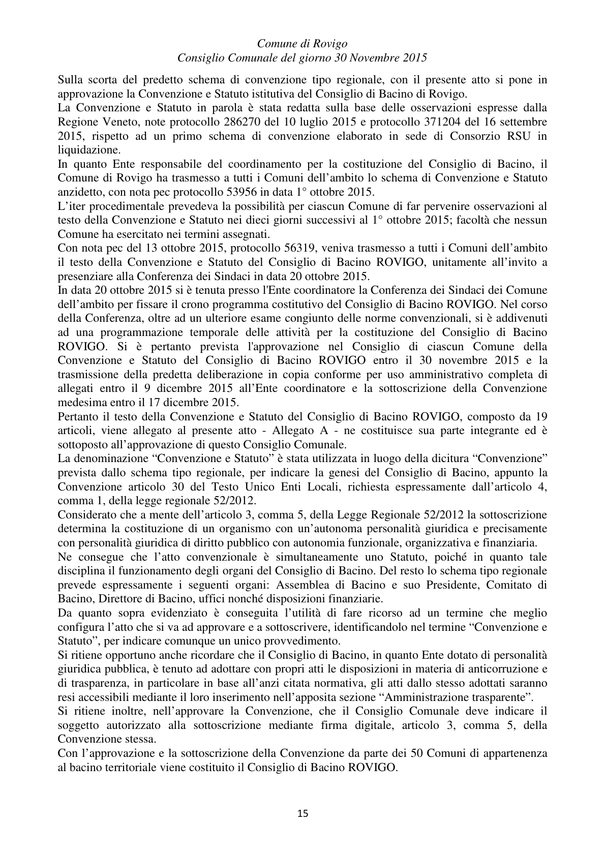Pagina 15 del verbale