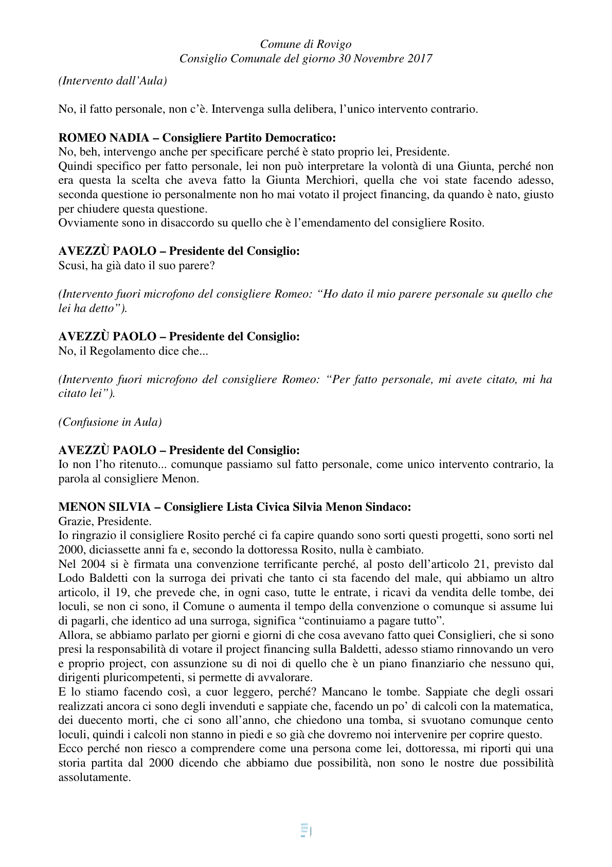Pagina 10 del verbale