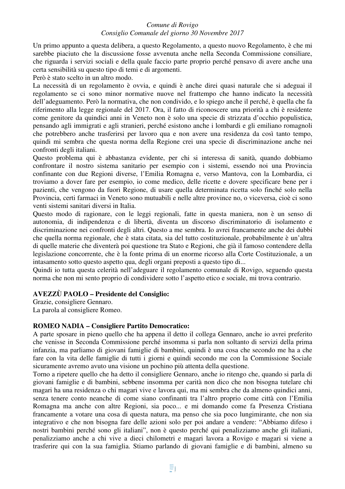Pagina 22 del verbale