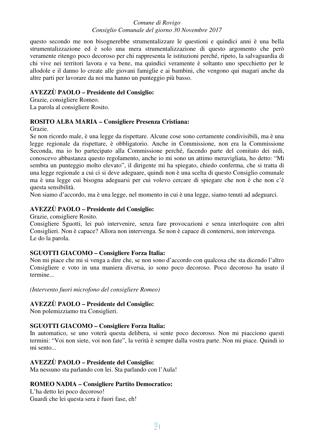 Pagina 23 del verbale