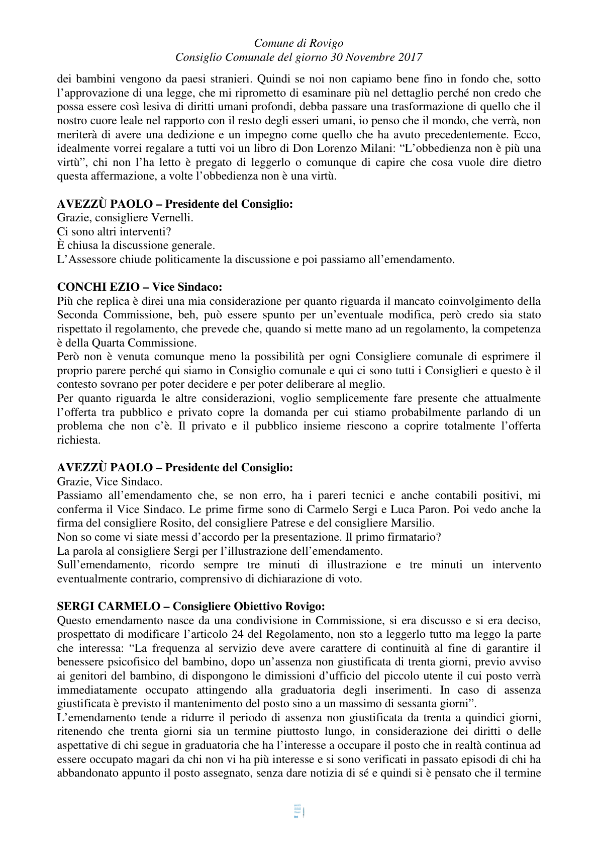 Pagina 27 del verbale