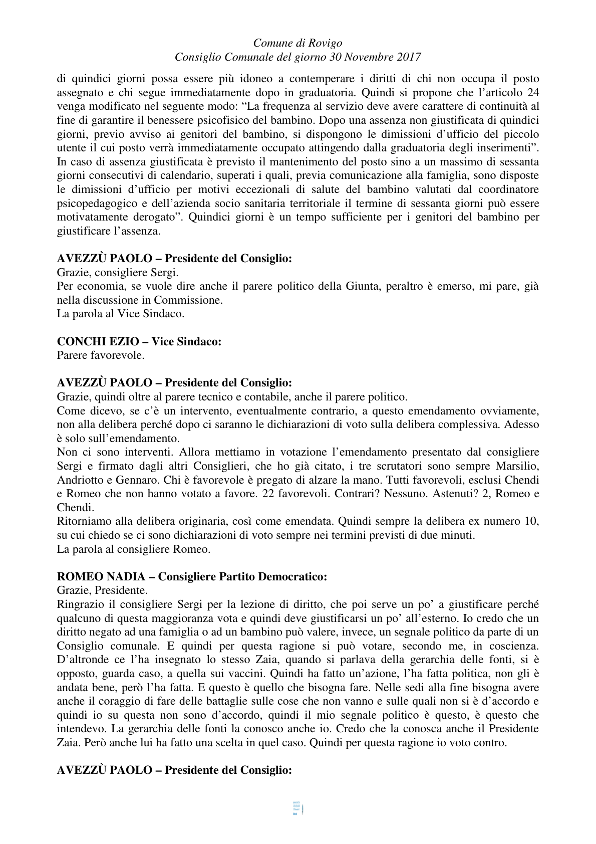 Pagina 28 del verbale