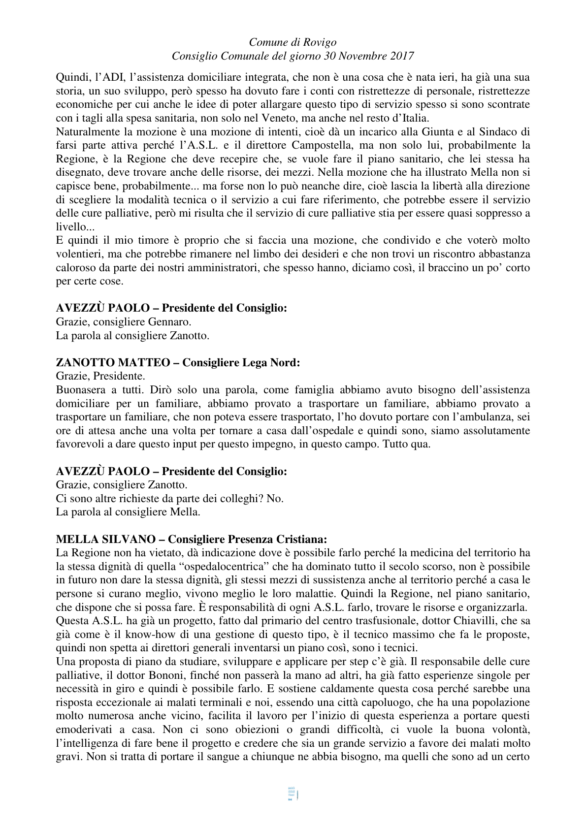 Pagina 32 del verbale