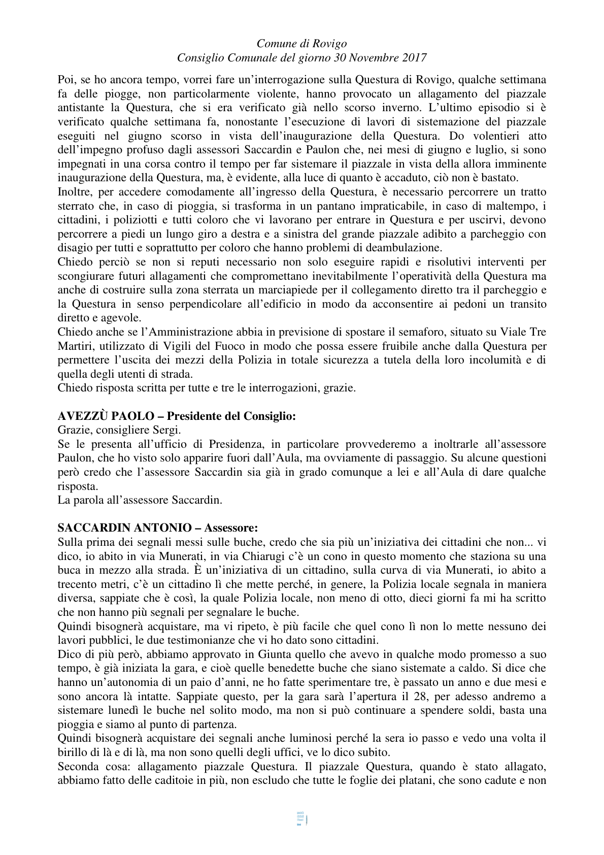 Pagina 35 del verbale