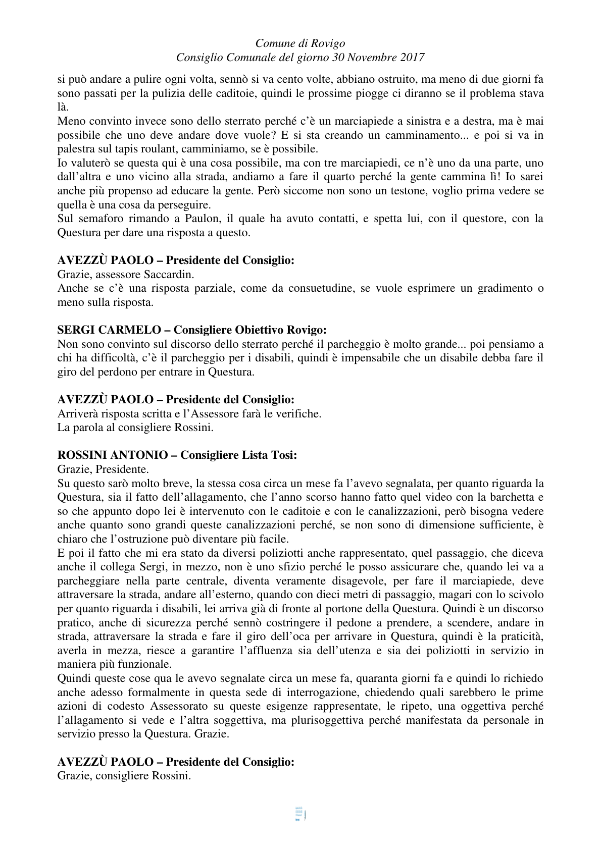 Pagina 36 del verbale