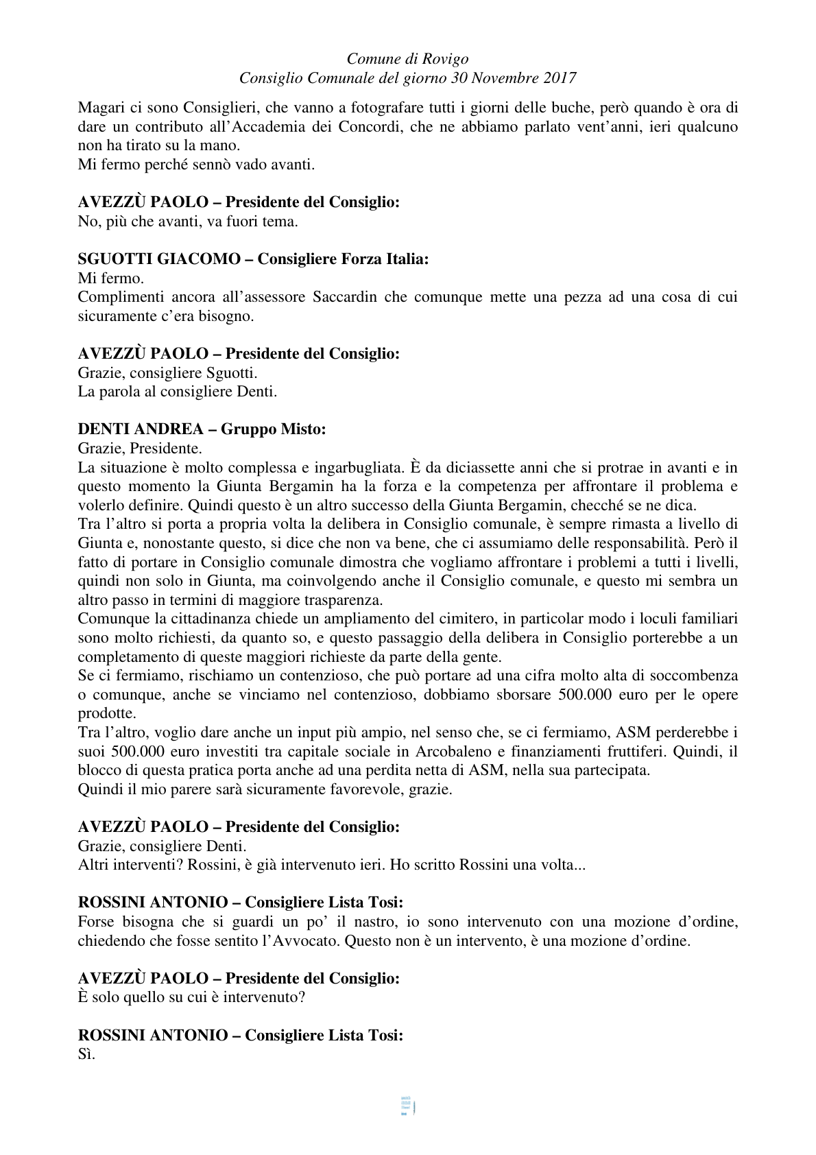 Pagina 5 del verbale