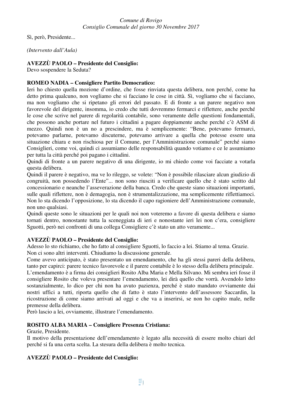 Pagina 8 del verbale