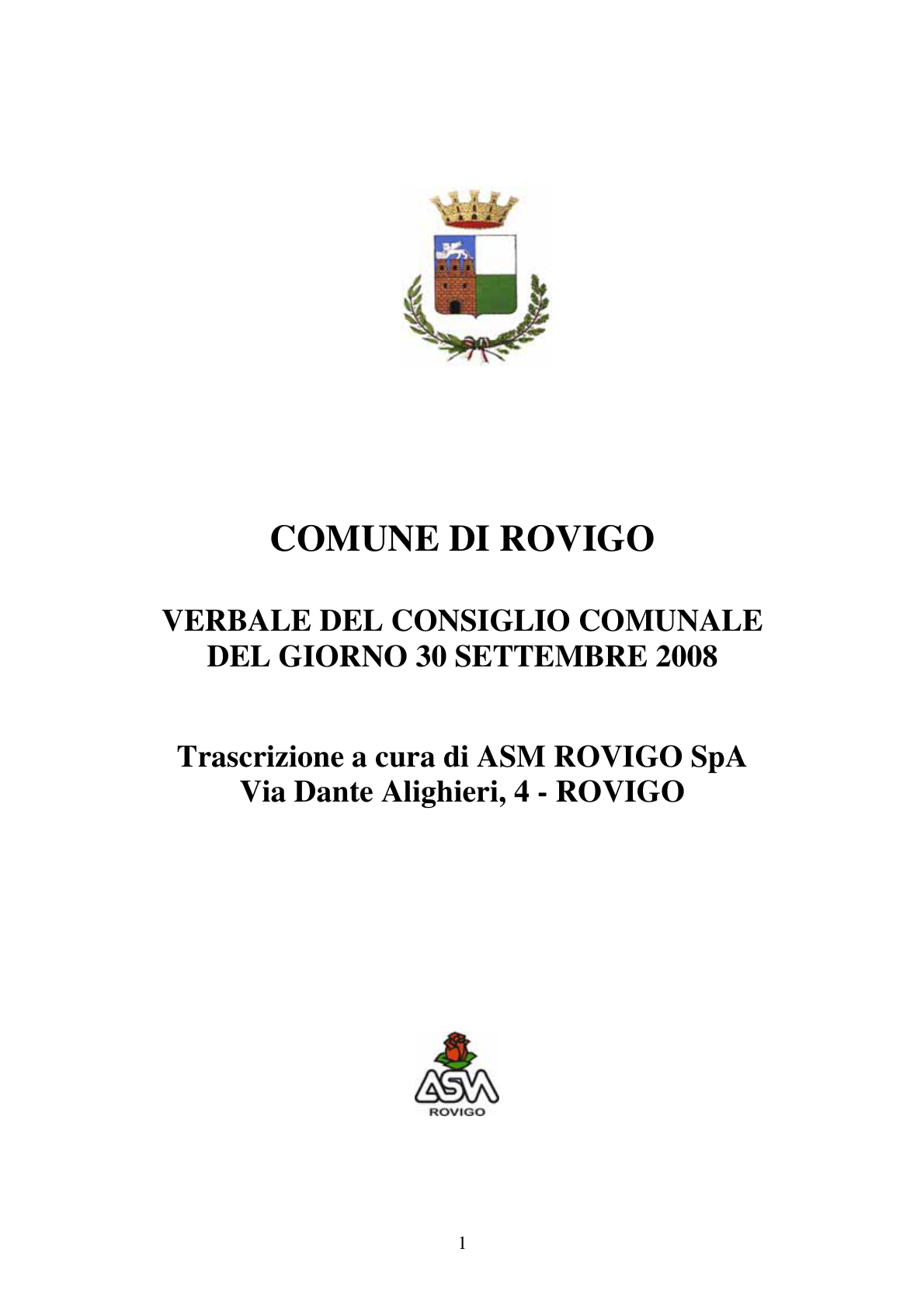 Pagina 1 del verbale