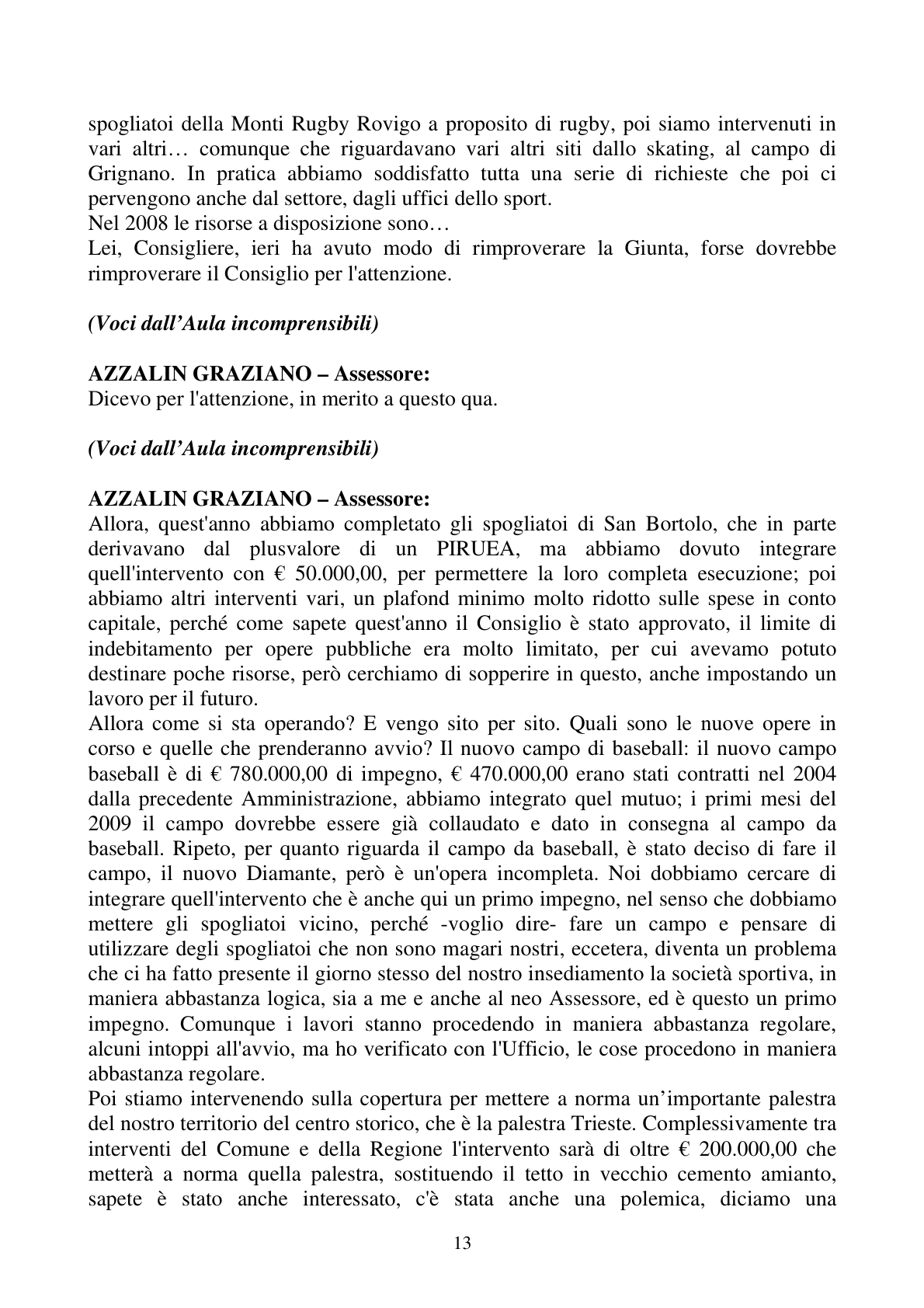 Pagina 13 del verbale