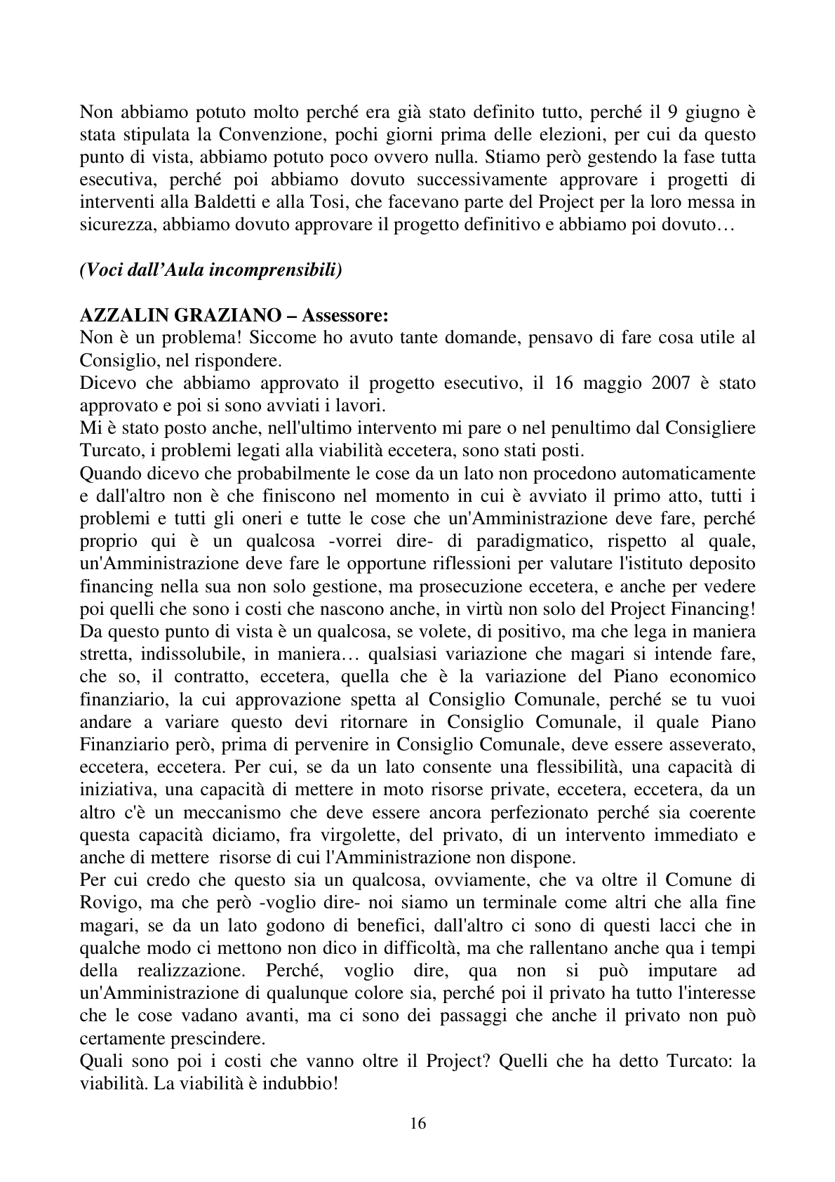 Pagina 16 del verbale