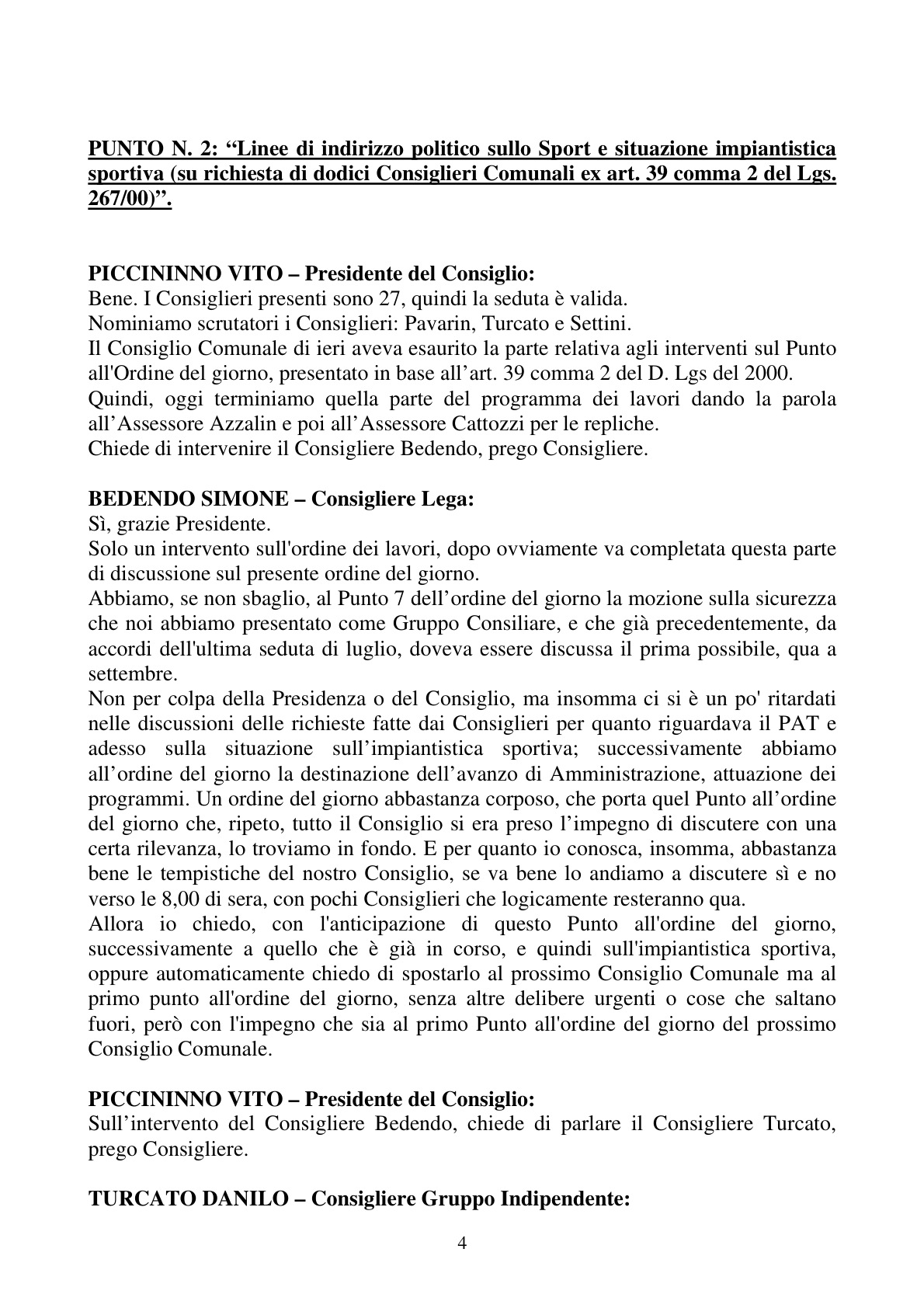 Pagina 4 del verbale