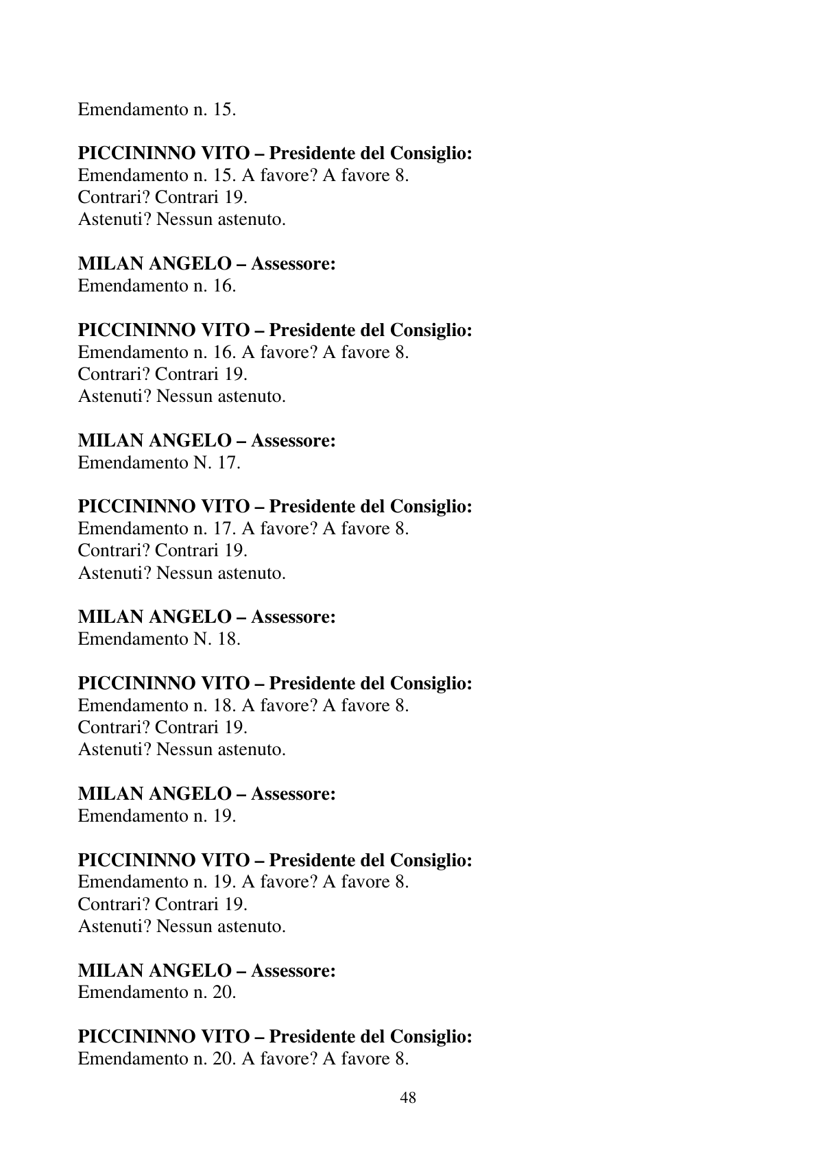Pagina 48 del verbale