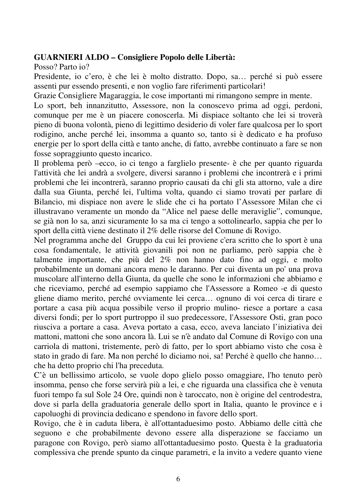 Pagina 6 del verbale