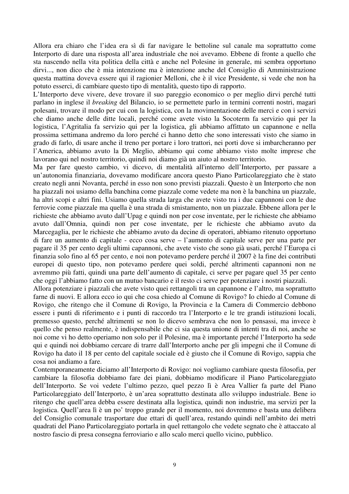 Pagina 10 del verbale
