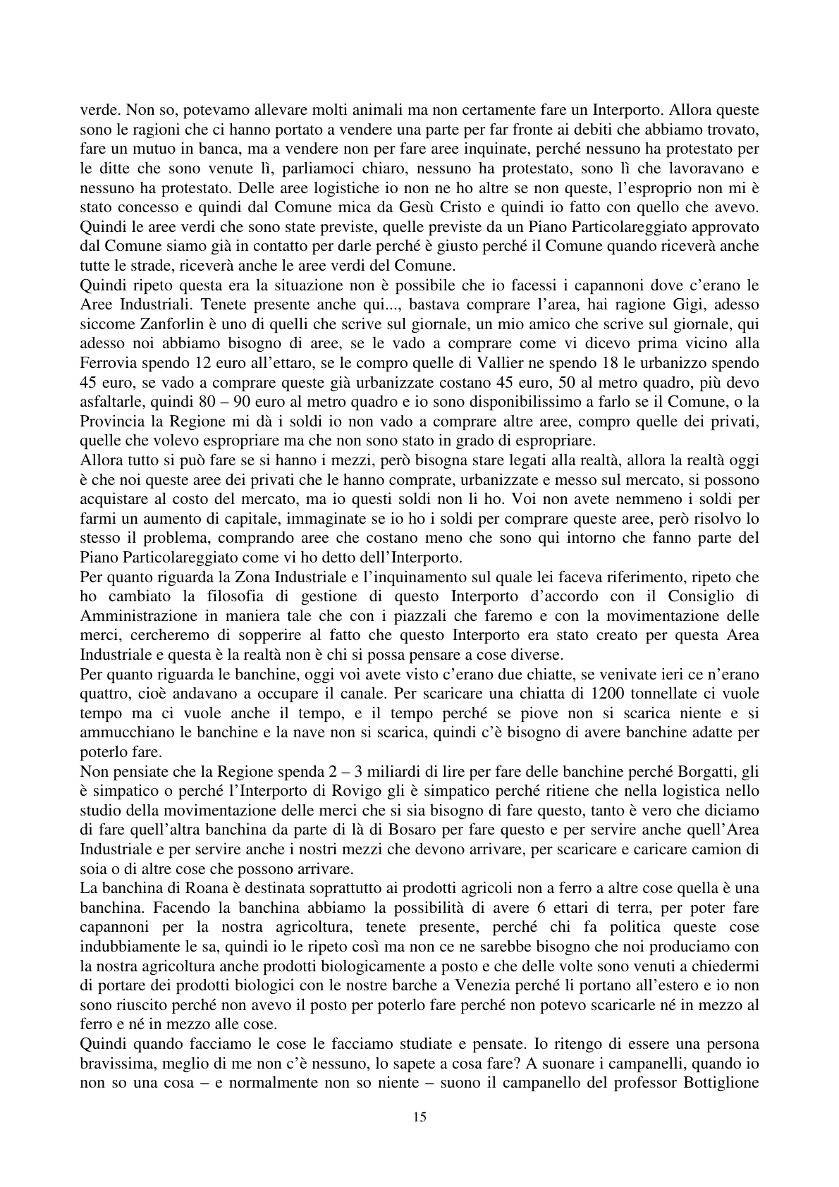 Pagina 16 del verbale