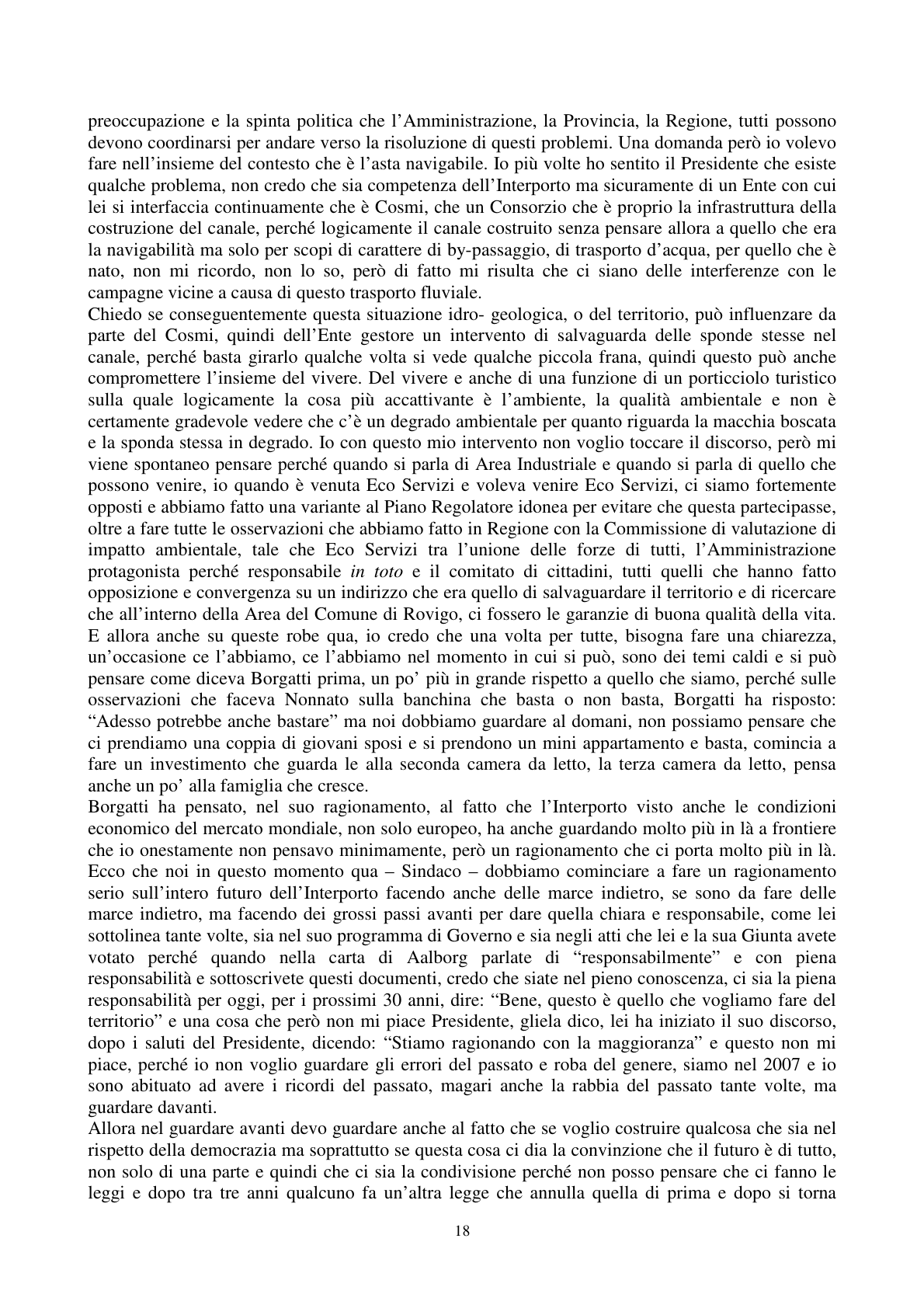 Pagina 19 del verbale