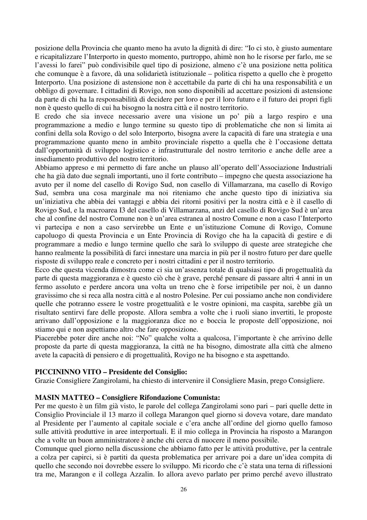 Pagina 27 del verbale