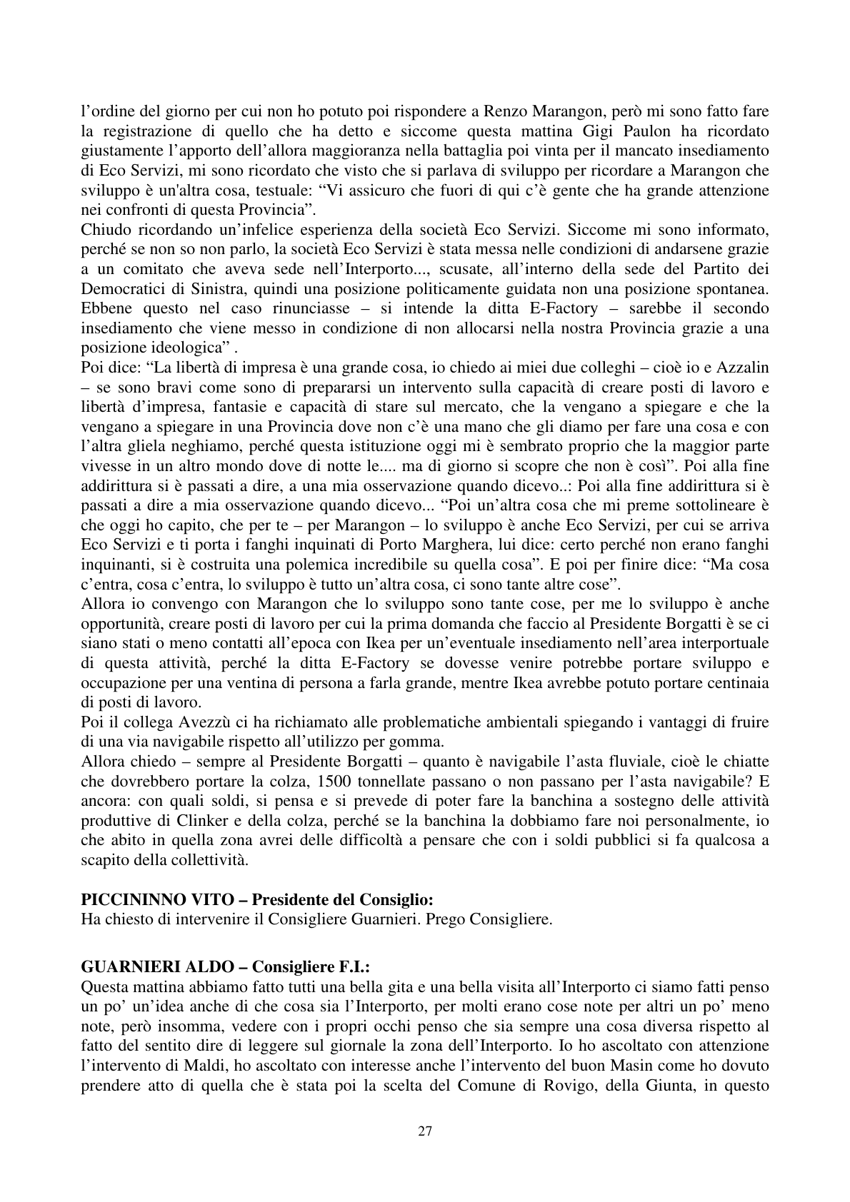 Pagina 28 del verbale