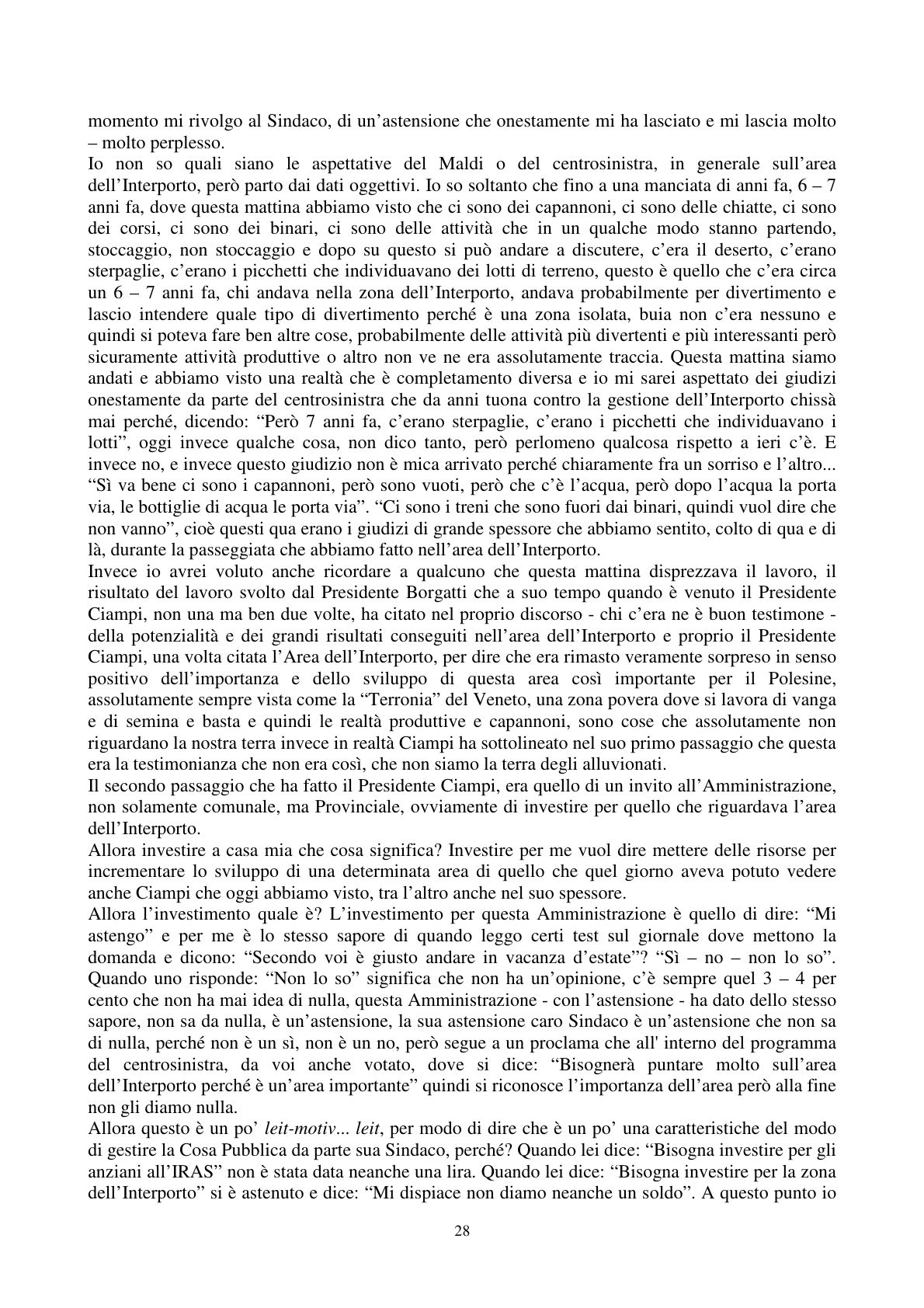 Pagina 29 del verbale