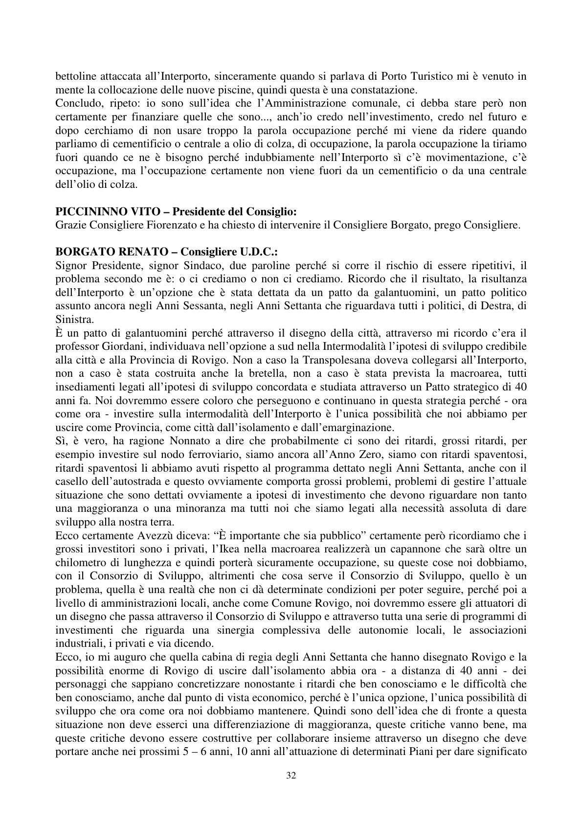 Pagina 33 del verbale