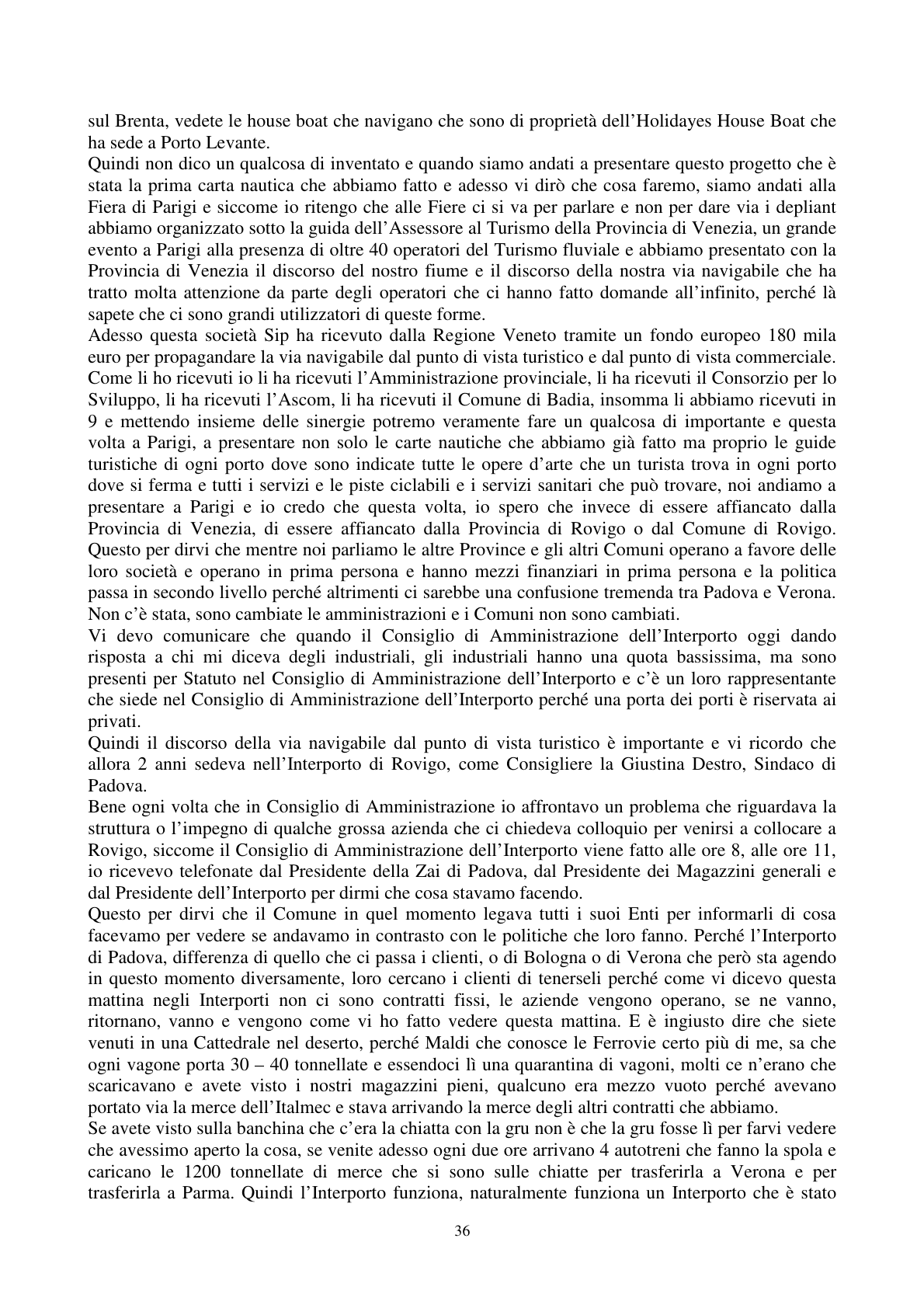 Pagina 37 del verbale