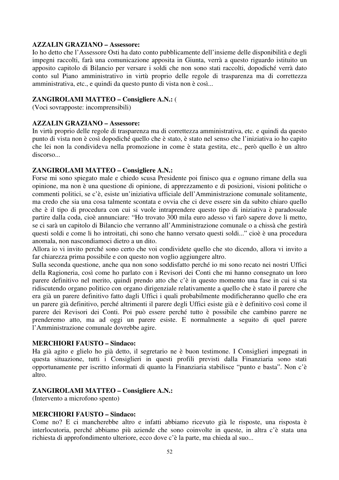 Pagina 53 del verbale