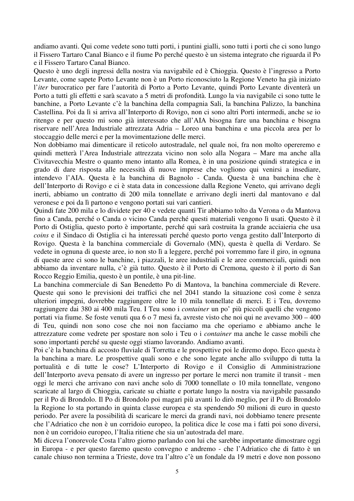 Pagina 6 del verbale