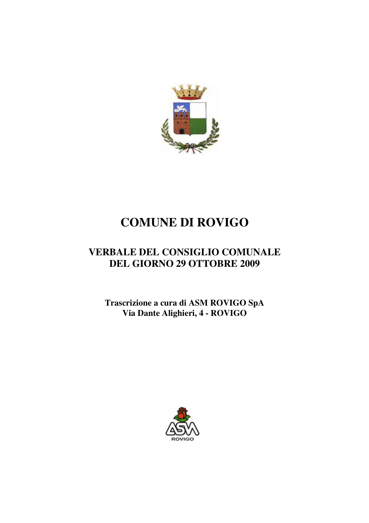 Pagina 1 del verbale