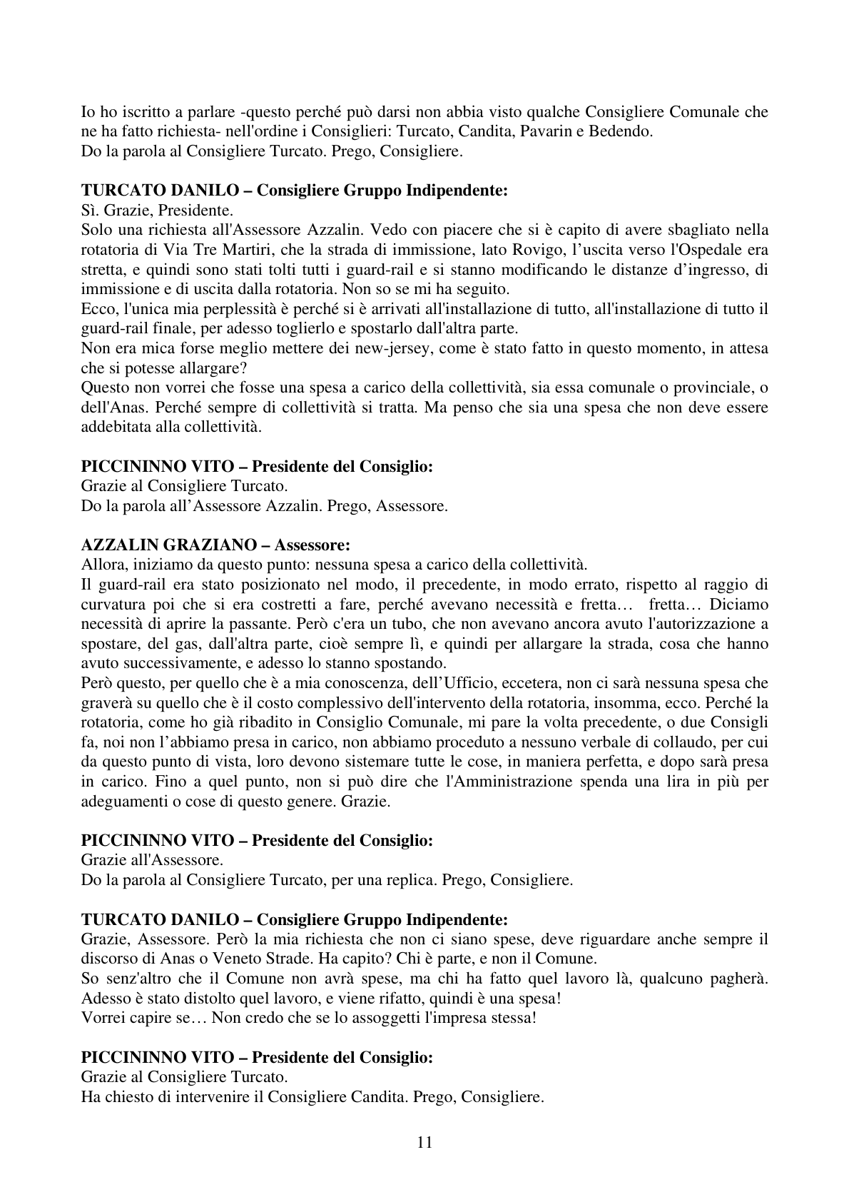 Pagina 11 del verbale