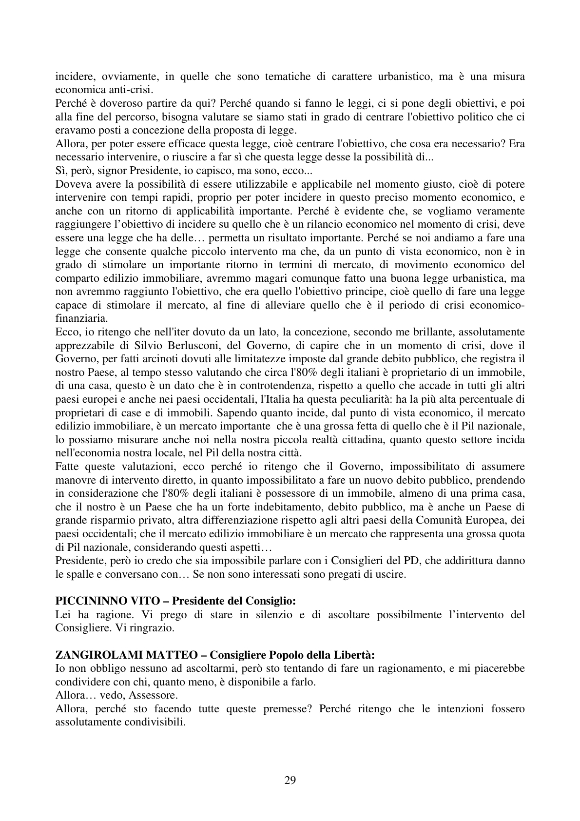 Pagina 29 del verbale