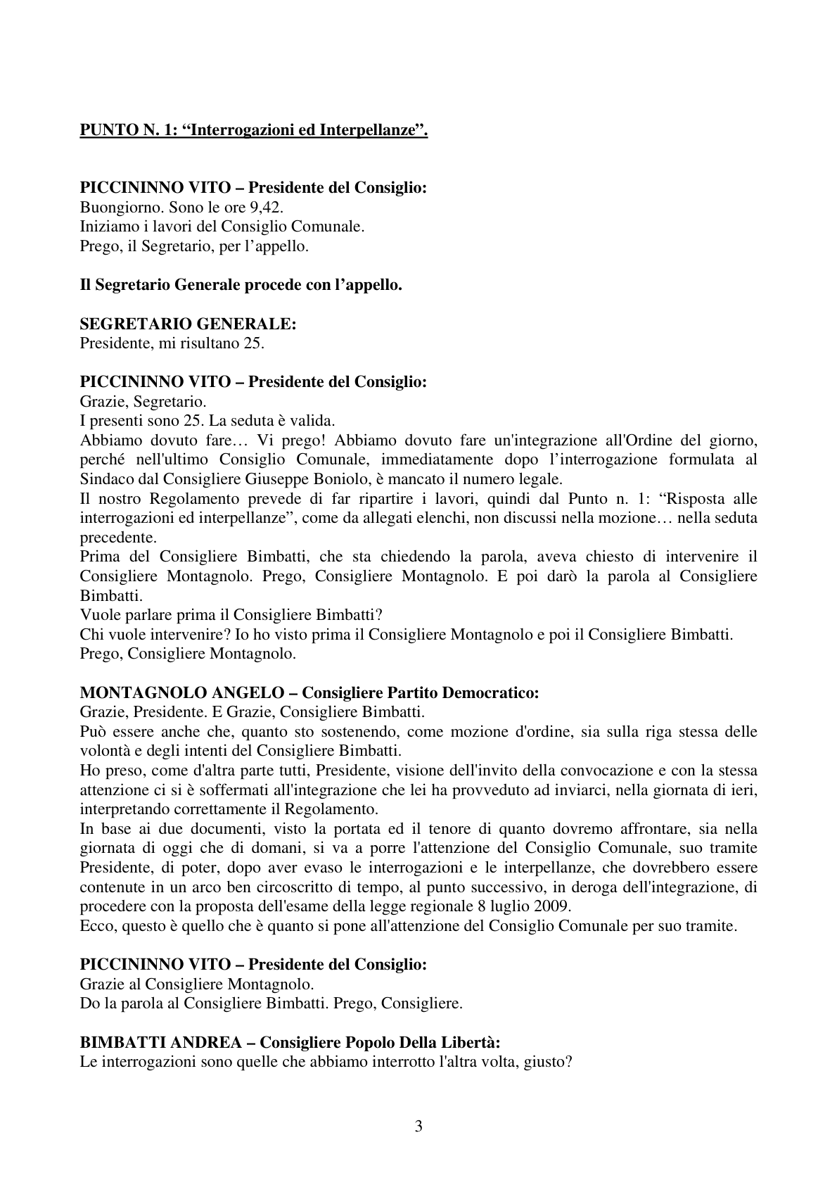 Pagina 3 del verbale