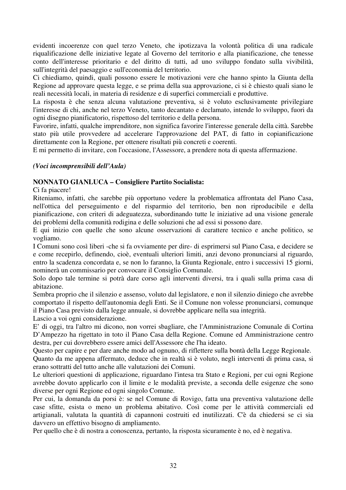 Pagina 32 del verbale