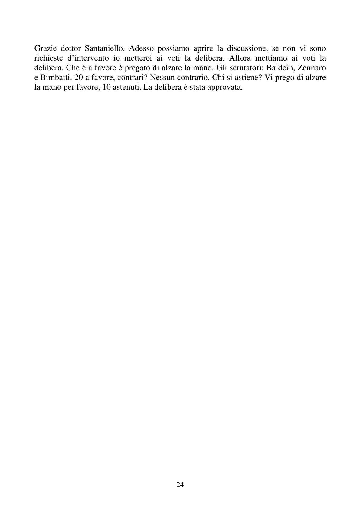 Pagina 24 del verbale