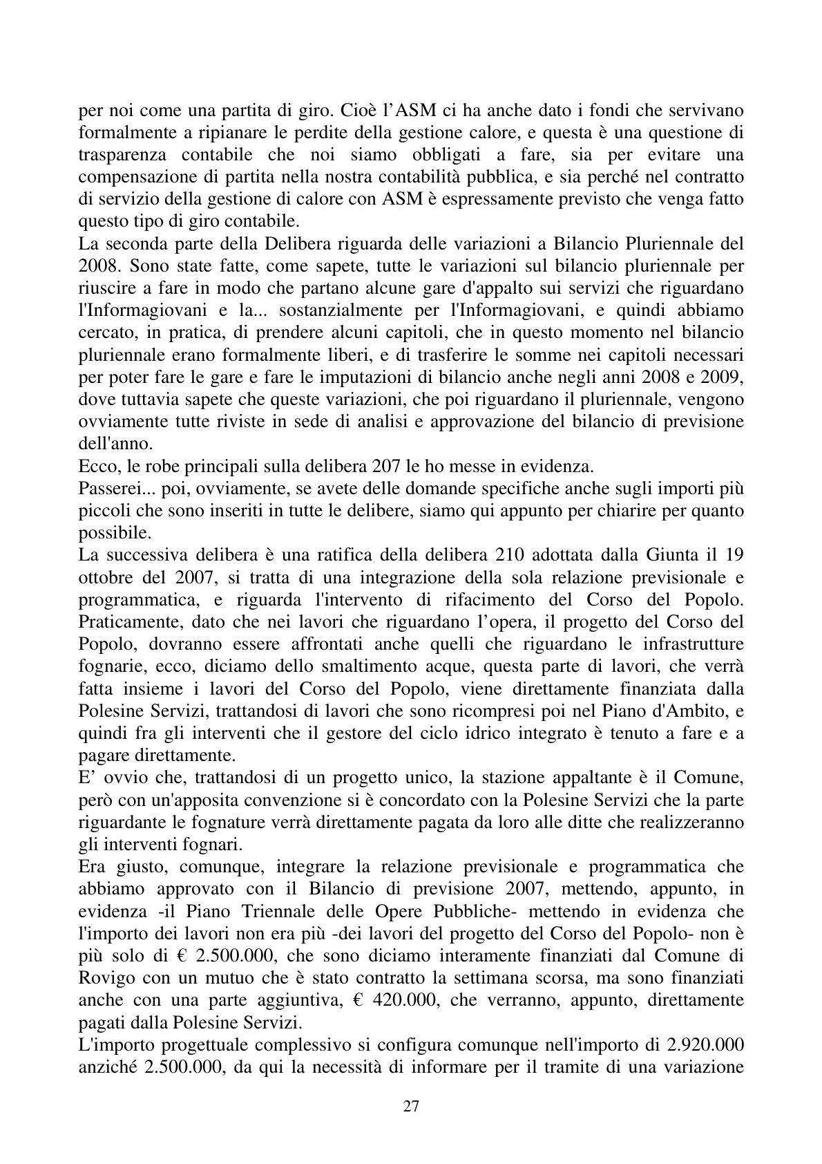Pagina 27 del verbale