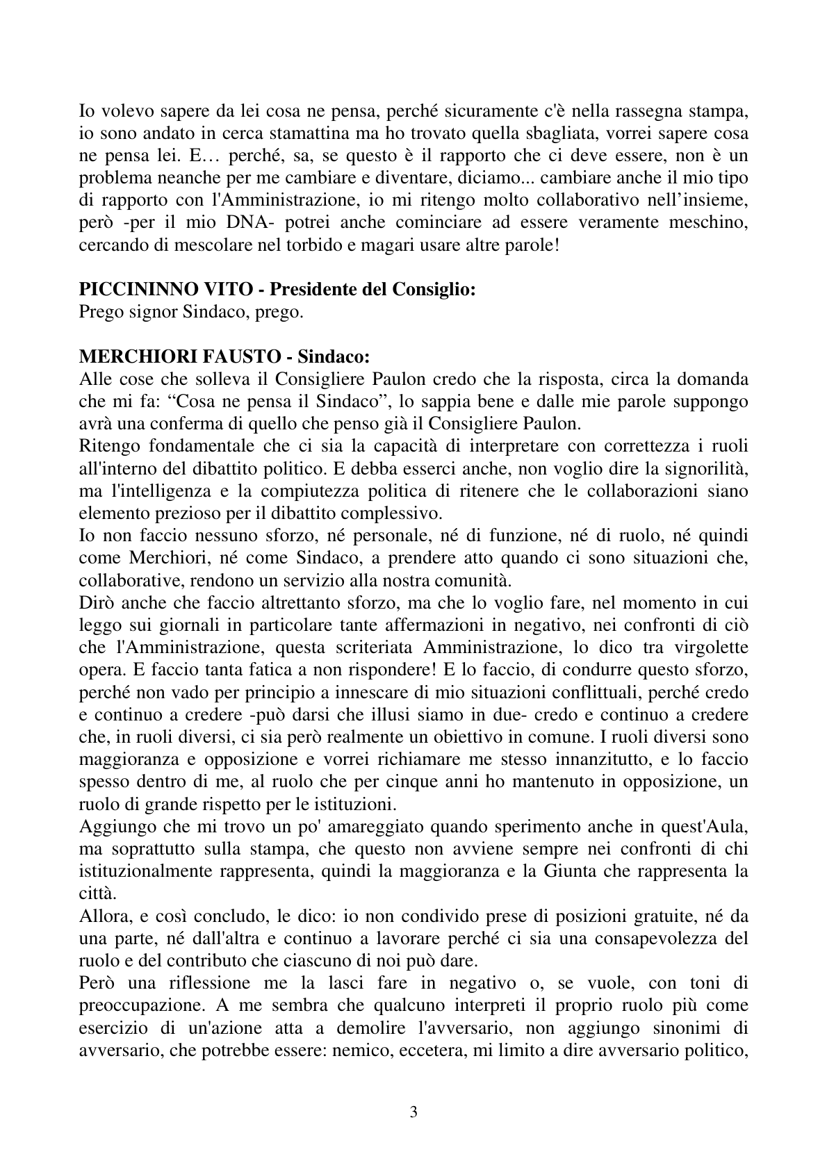 Pagina 3 del verbale